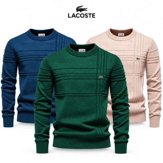 LC Textured Crew-Neck Jumper in five source-confirmed colours on white