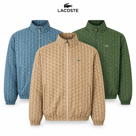 LC Monogram Zip-Through Jacket in three verified colours.